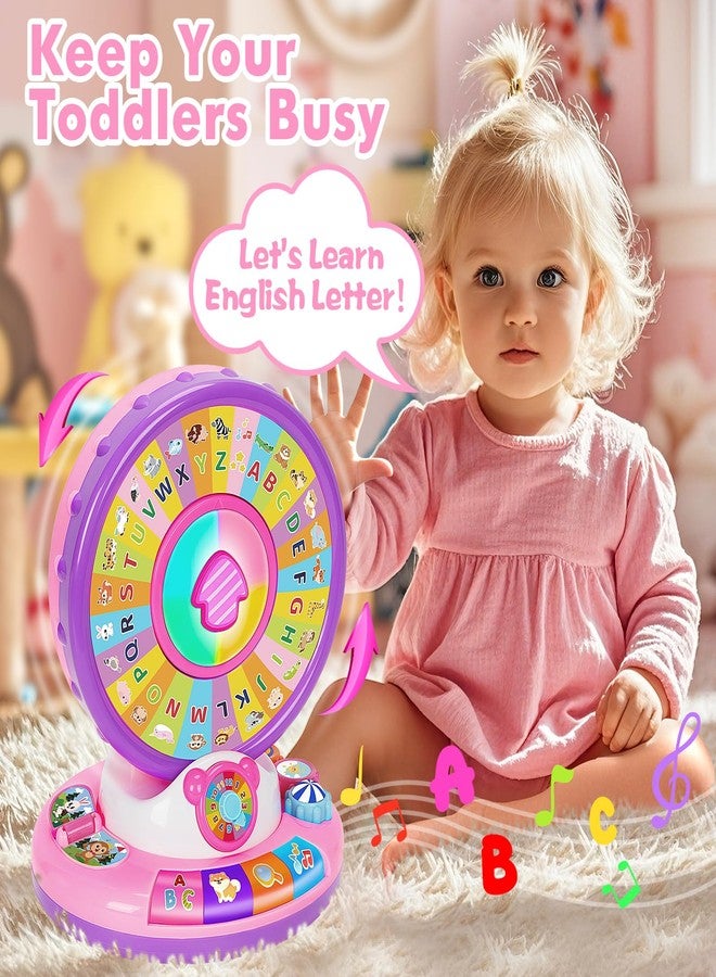 Aigybobo Learning Toys for 1 2 3 Year Old Boy Girl, Spin and Sing Alphabet Zoo with Sounds for Toddler 1-3, Educational Development Toy for Kid, Christmas Birthday Gifts for Baby 12-18 Months+ - Image 4