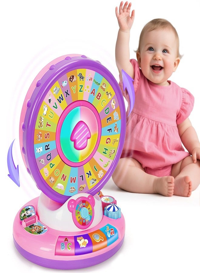 Aigybobo Learning Toys for 1 2 3 Year Old Boy Girl, Spin and Sing Alphabet Zoo with Sounds for Toddler 1-3, Educational Development Toy for Kid, Christmas Birthday Gifts for Baby 12-18 Months+ - Image 1