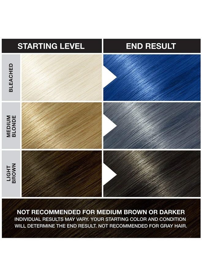 Punky - Midnight Blue Semi Permanent Conditioning Hair Color, Non-Damaging Hair Dye, Vegan, PPD and Paraben Free, Transforms to Vibrant Hair Color, Easy To Use and Apply Hair Tint, lasts up to 35 washes - Image 1