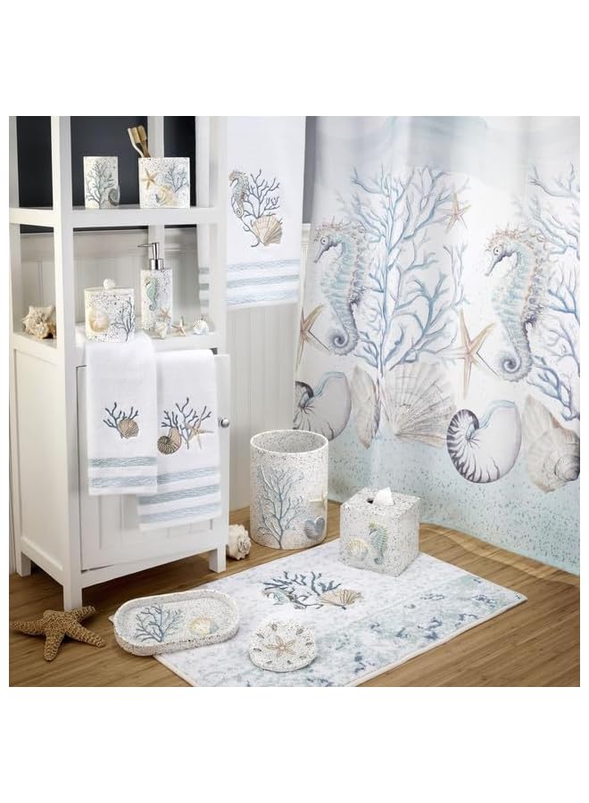 The Bros Bath Towel, Soft & Absorbent Cotton Towel (Coastal Terrazo Collection) - Image 4