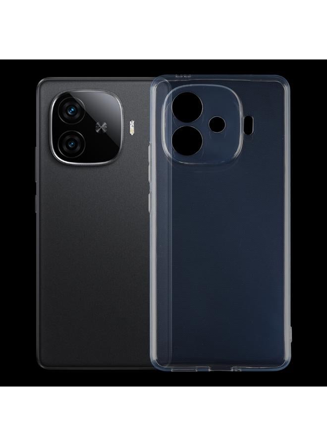 For vivo iQOO Z9 Turbo Ultra-thin Transparent TPU Phone Case