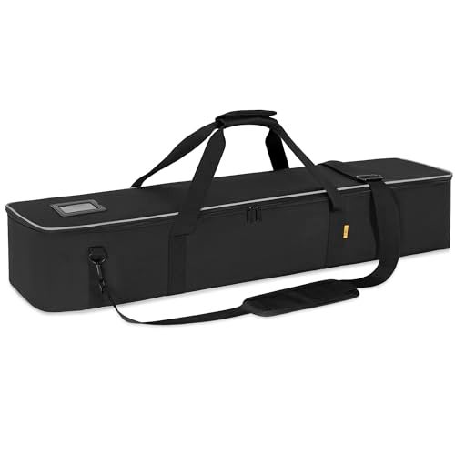 ITHWIU Multifunctional Tripod Bag 36.5 X 7 X 7 Inches / 93 X 18 X 18 cm Heavy Duty Tripod Carrying Case with Handle for Lights, Speakers, Cameras, Booms, Microphone Stands, Black - Image 1