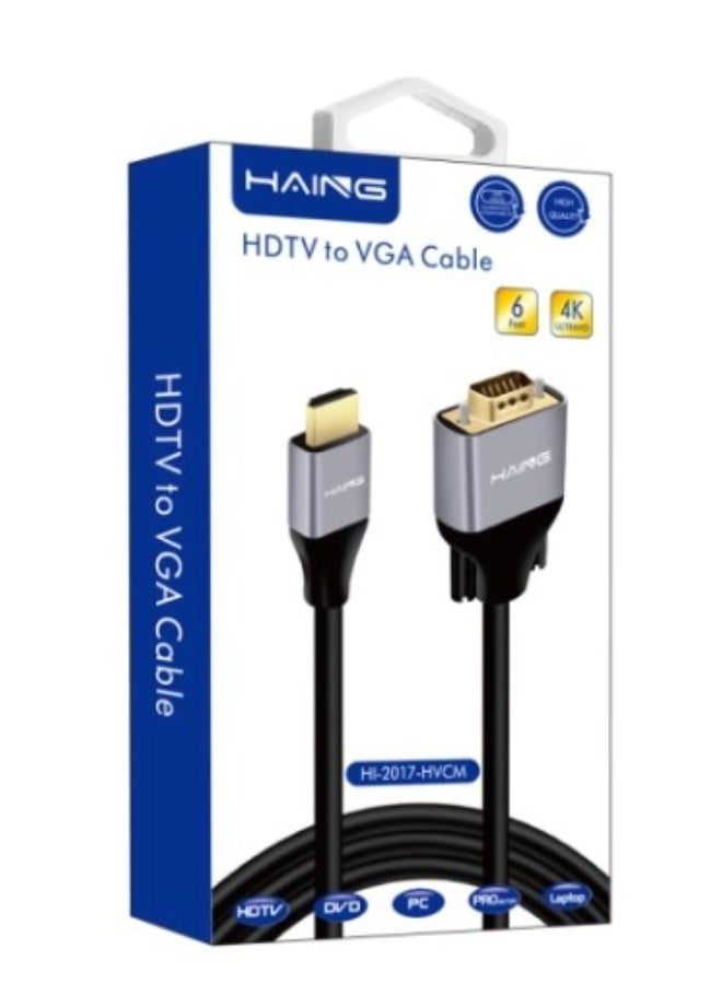 Haing HDTV To VGA Cable 1.8M - Image 1