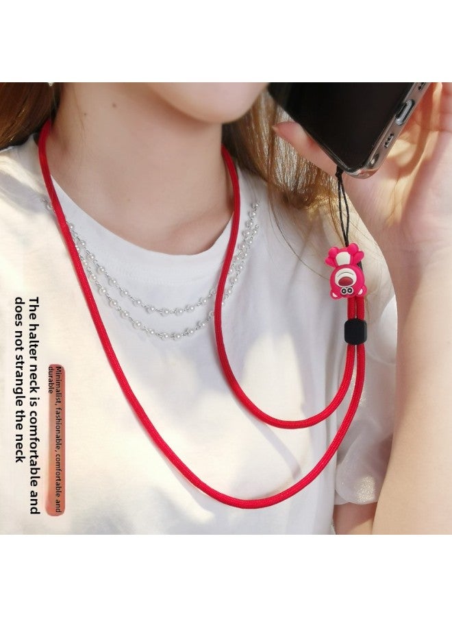 Mobile Phone Lanyard Mobile Phone Chain Adjustable Long Halter Strong Durable Hanging Chain Not Tight Neck Sling Phone Case Universal-Specifications:Light Blue Adjustment Hand Rope Length  - Image 2
