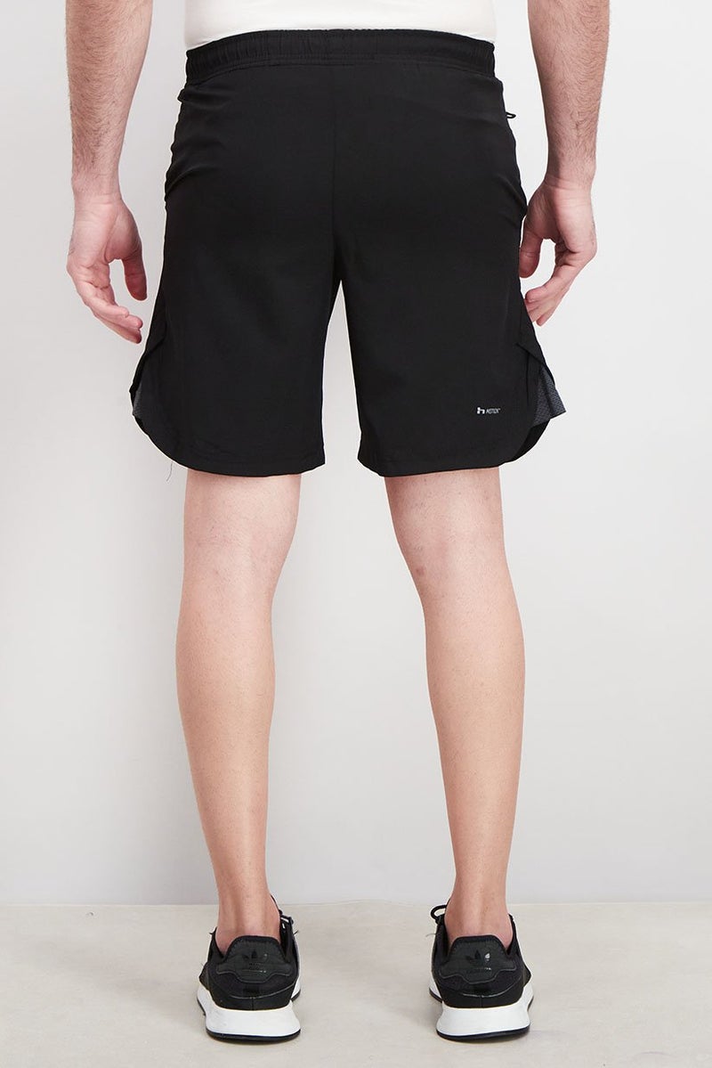 HIND Men Sportswear Fit Training Shorts, Black - Image 2