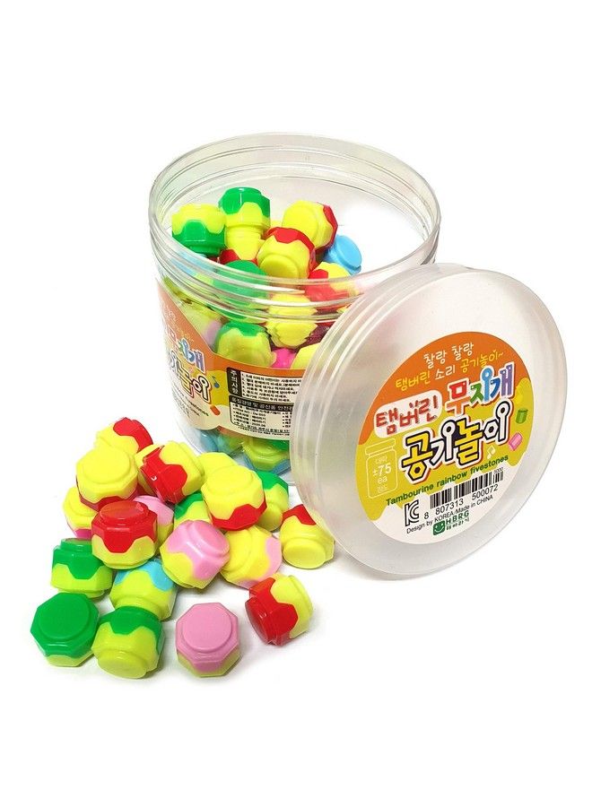 LENITH Gonggi Konggi Korean Jacks Stone Game Play Nori Gonggi Korean Traditional Game [Package And Color May Varable] (60) - Image 1