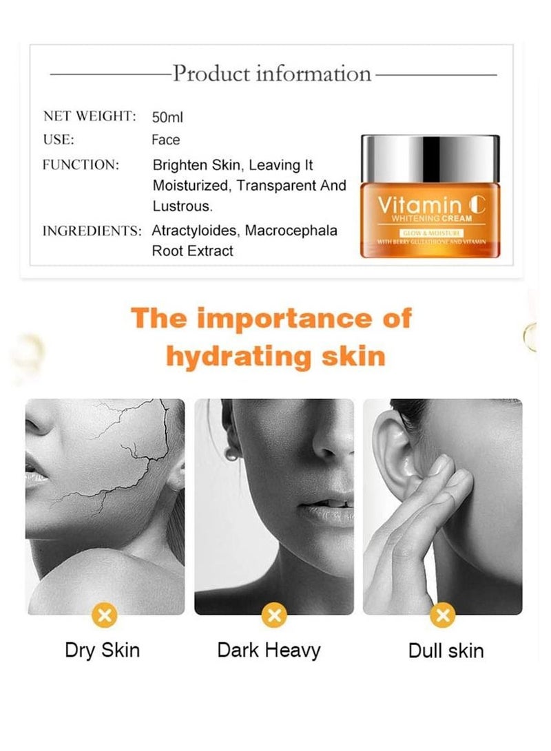 Disaar VITAMIN C WHITENING CREAM GLOW AND MOISTURE 50ml - Image 3