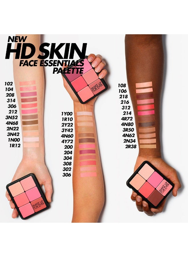 MAKE UP FOR EVER HD Skin Face Essentials Palette-Har mony 2 - Medium باليت متكامل للبشرة - Image 5