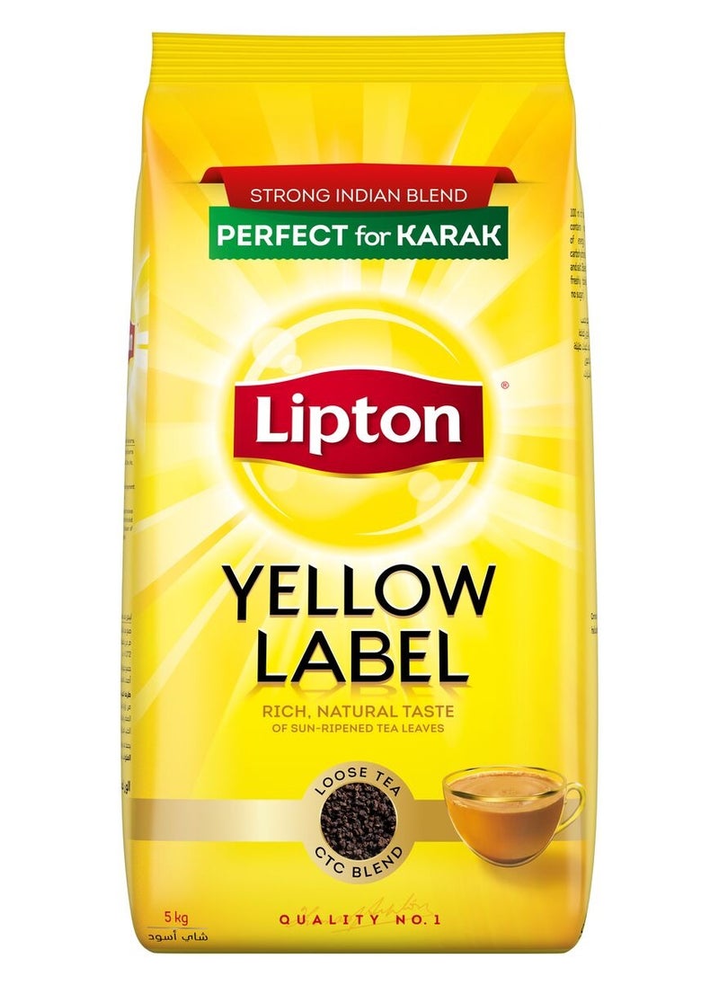 Lipton Yellow Label Black Loose Tea 5kg  - Image 1
