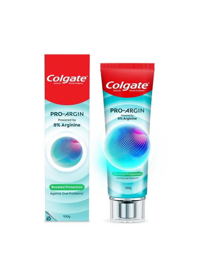 كولجيت معجون أسنان كولجيت برو أرجينين، 8% أرجينين بتقنية ثورية، لحماية معززة ضد مشاكل الفم مثل التسوس والحساسية وتلف مينا الأسنان، ويوازن درجة الحموضة في الفم (100 جرام) - Image 1