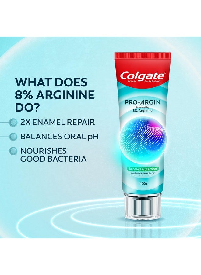 كولجيت معجون أسنان كولجيت برو أرجينين، 8% أرجينين بتقنية ثورية، لحماية معززة ضد مشاكل الفم مثل التسوس والحساسية وتلف مينا الأسنان، ويوازن درجة الحموضة في الفم (100 جرام) - Image 4