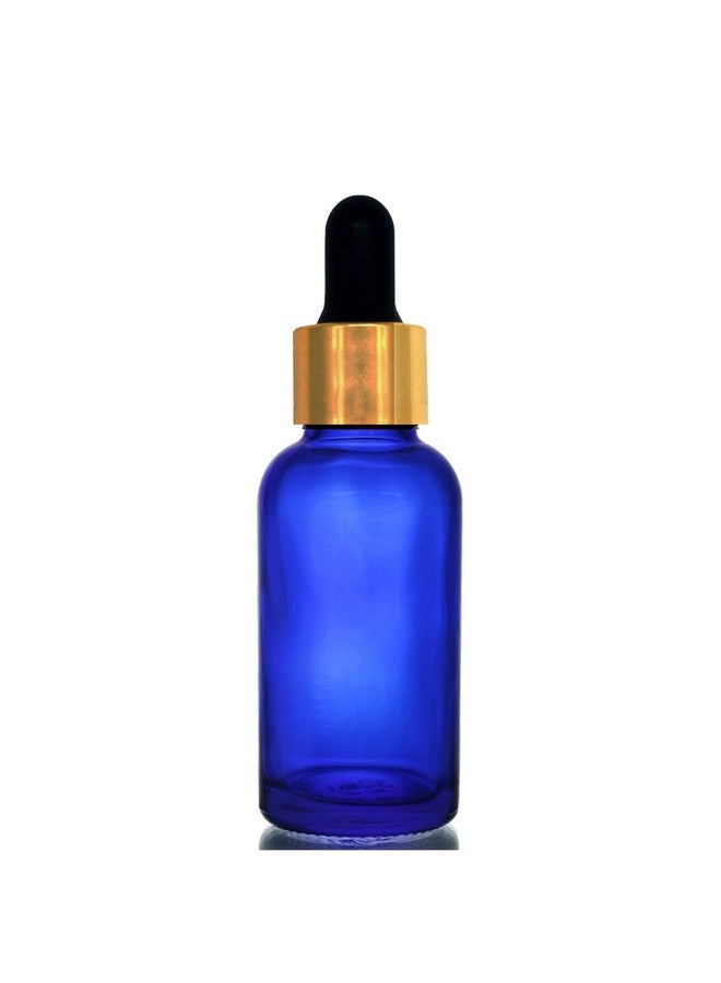 Devinez Multipurpose Blue Color Round Glass Bottle, 15 ml with Golden Black Glass Dropper (Pack of 6), for Beauty, Essential Oils, Blends, Skin Care, Travel, Toners, Cosmetic & DIY - Image 5
