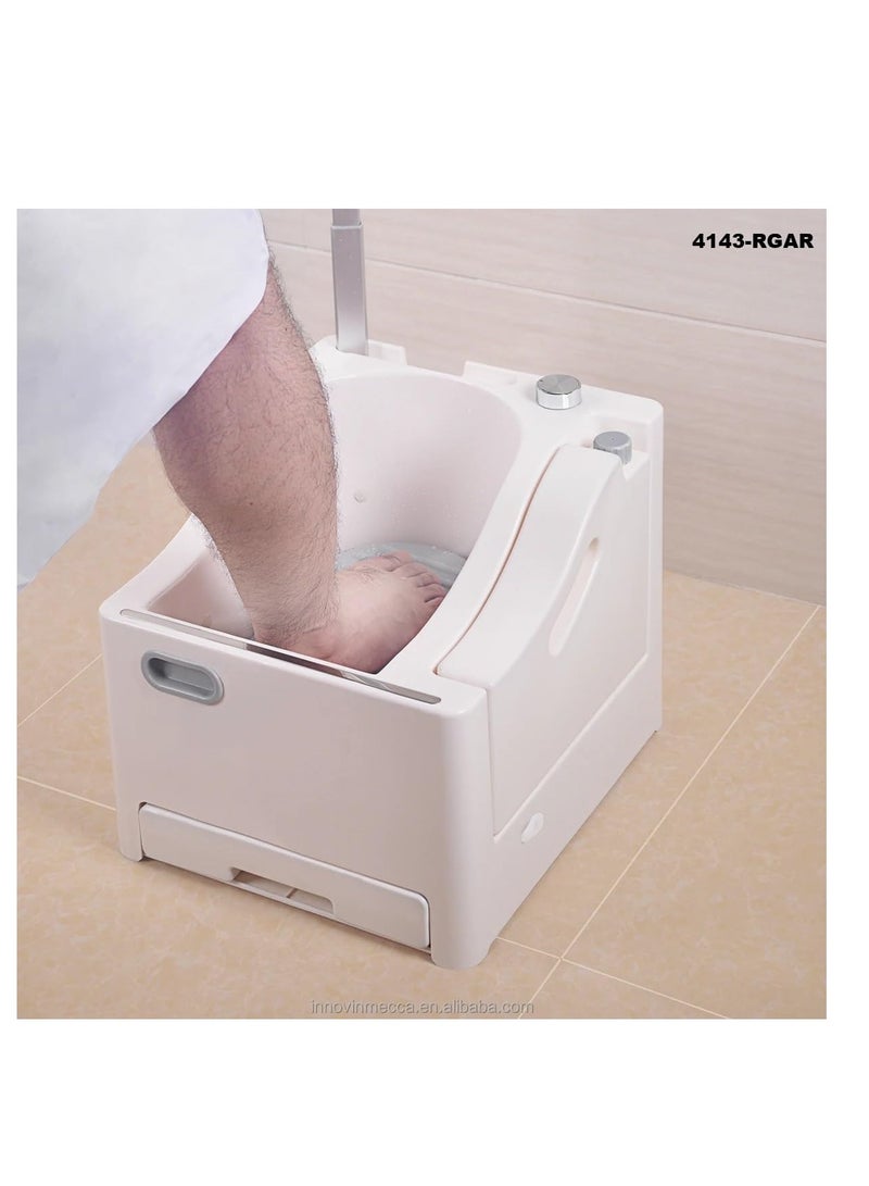 حوض وضوء محمول متعدد الأغراض لغسل اليدين والقدمين، آلة وضوء كهربائية محمولة، مع رشاش شطاف - Image 4