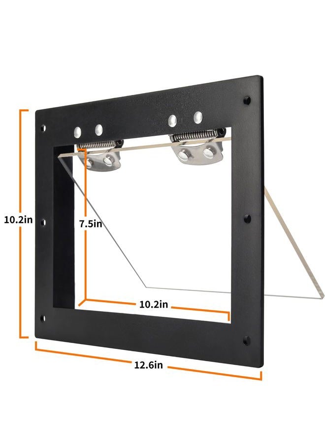 GROWLING Raccoon One Way Door – Large Size, Humane, Contactless Animal Excluder Trap – Raccoon One Way Eviction Door, Easy to Install & Weather-Resistant, Ideal for Squirrels, Skunks, Possums - Image 3
