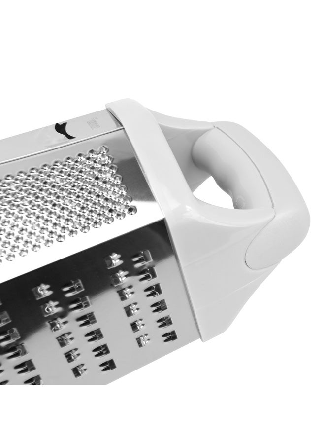 Fissman مبشرة ستانلس ستيل بزاوية 9 إنش و 6 جوانب 24 سم – أداة مطبخ متعددة الاستخدامات للجبن والخضروات والفواكه وقشر الحمضيات، شفرات حادة متينة للاستخدام اليومي في تحضير الطعام والطهي - Image 5