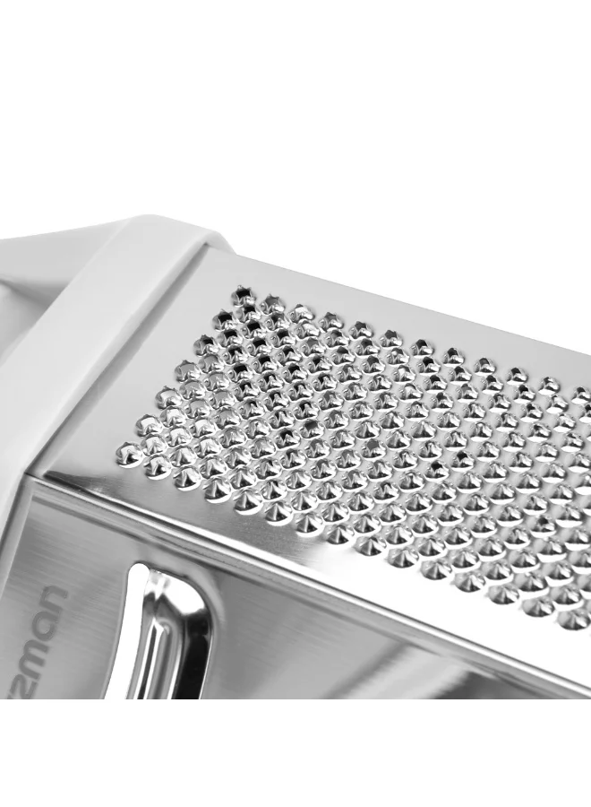 Fissman  9-Inch with 6-Sided Stainless Steel Grater 24cm – Multipurpose Kitchen Tool for Cheese, Vegetables, Fruits, and Zest, Durable Sharp Blades for Everyday Food Preparation and Cooking Use  | Best Price UAE