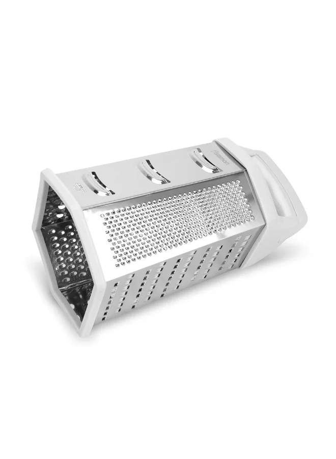 Fissman  9-Inch with 6-Sided Stainless Steel Grater 24cm – Multipurpose Kitchen Tool for Cheese, Vegetables, Fruits, and Zest, Durable Sharp Blades for Everyday Food Preparation and Cooking Use  | Best Price UAE