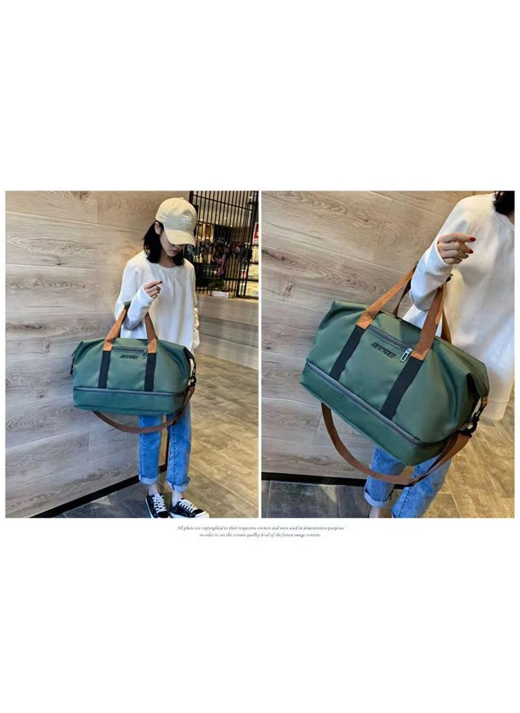 FANDARE Travel Handbag Sports Gym Bag Weekender Carry On Overnight Bags for Women Men Duffle bag Sport Workout Gym Swim Hospital Shoulder Bag with Luggage Sleeve & Shoe Compartment  - Image 3