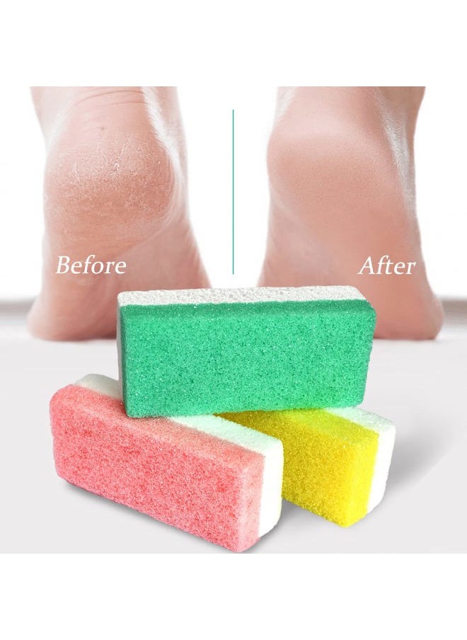 Salvmary Foot Pumice Stone for Feet Dead Skin Callus Remover Scrubber Pedicure Exfoliator Tool 3Pcs  - Image 2
