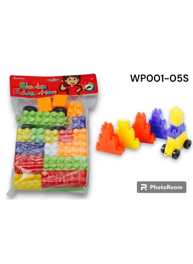 General Wonder Play Colorful Blocks Set Education Toy High Quality Assorted 