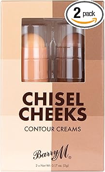 Barry M Cosmetics Chisel Cheeks Contour Creams Multi 2 Count Pack of 1 - Image 1
