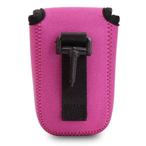 MegaGear ''Ultra Light'' Neoprene Camera Case Bag with Carabiner for Canon PowerShot G9 X Mark II, G9 X Digital Camera (HotPink) - Image 5