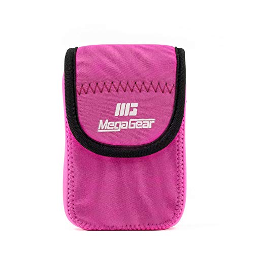 MegaGear ''Ultra Light'' Neoprene Camera Case Bag with Carabiner for Canon PowerShot G9 X Mark II, G9 X Digital Camera (HotPink) - Image 1
