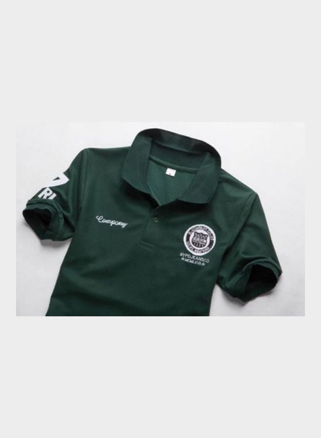 NIBEMINENT Summer Casual Soft Cotton T-Shirt Green  - Image 1