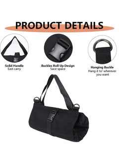 Excefore Tool Roll, Small Tool Bag With Detachable Pouches,Canvas Tool Bags,Small Tool Bag,Heavy Duty Roll Up Tool Bag With 5 Tool Pouches,Wrench Roll Tool Roll Organizers For Mechanic, Carpenter, Electrician  - Image 2