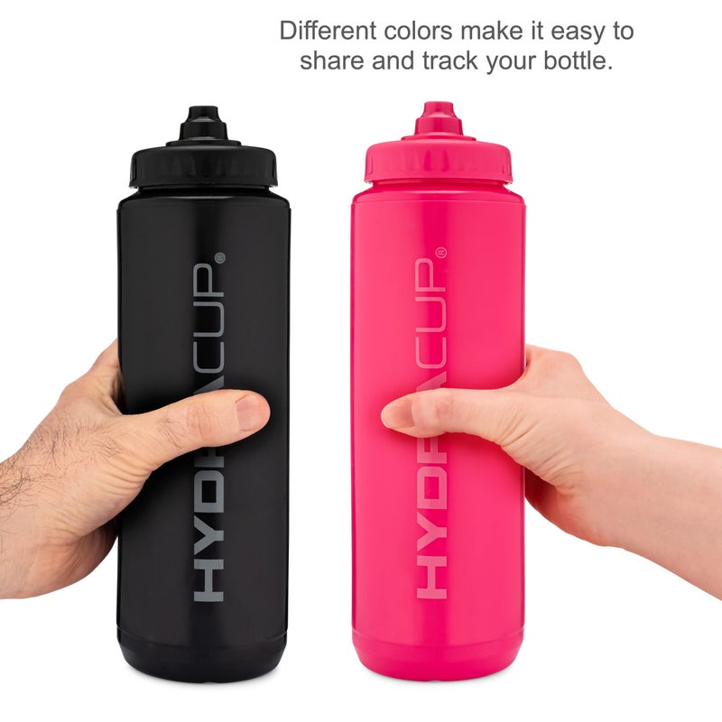 Hydra Cup Sport [4 Pack] 32 oz Squeeze Water Bottles  Fast Flow Sports Water Bottle with Ball Blender Whisk  Bike & Cycling Water Bottle  Travel To Go  BPA Free (Bright Colors) - Image 5