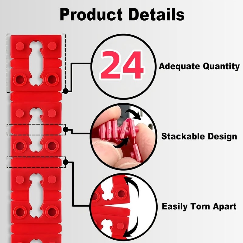 24pcs Electric Box Socket Gasket for Fixing Loose Switch Plugs Power Socket - Image 3