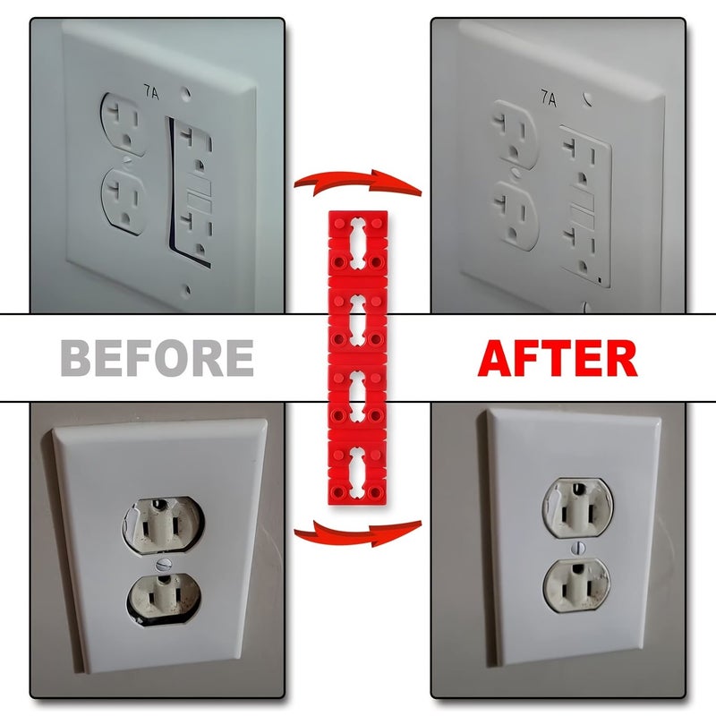 24pcs Electric Box Socket Gasket for Fixing Loose Switch Plugs Power Socket - Image 5