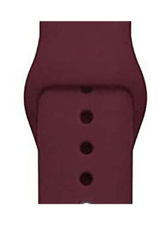 Generic Apple Watch Band 46mm/45mm/44mm/49mm Strap for Apple Watch All Series Wine red  - Image 2