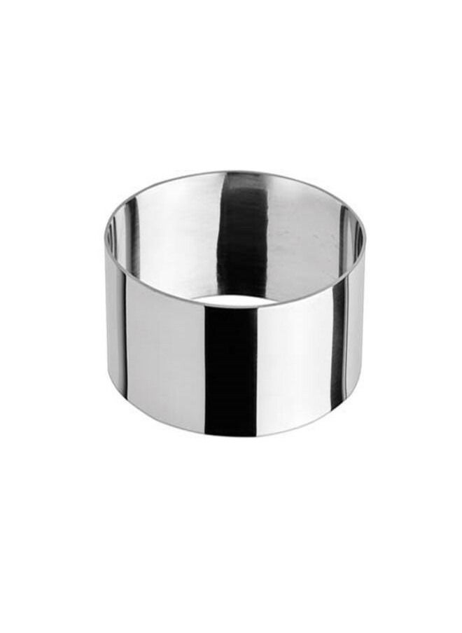 Winco 3″ x 1 3/8″ Oval Stainless Steel Culinary Pastry Mold / Winco 