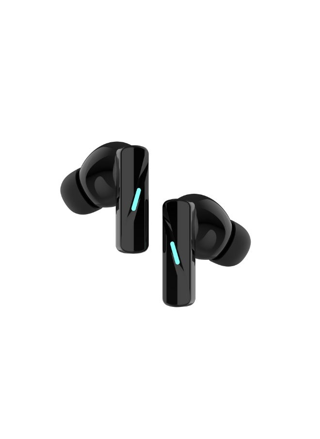 Xcell Soul16 Pro True Wireless Earbuds with LED Display | Real Copper Ring Sound, Bluetooth 5.3 | 4Hr Playtime + 12Hr Backup | TWS with Smart Touch Support for iOS/Android | IP4 Waterproof – Black