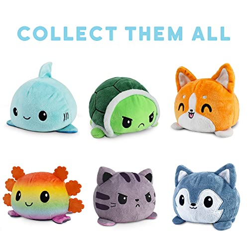 TeeTurtle - The Original Reversible Turtle Plushie - Ninja - Cute Sensory Fidget Stuffed Animals That Show Your Mood 4 Inch - Image 5