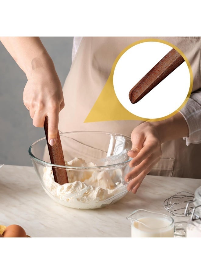 11 Inch Wooden Sourdough Bread Mixing Stir Stick Spurtle Wooden Sourdough Bread Making Tools Paddle Stirring Stick for Kitchen Cooking(Acacia) - Image 2