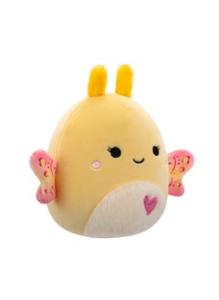 Squishmallows فراشة ميري الصفراء الناعمة بحجم 3.5 بوصة مع مشبك، لعبة عناق رسميًا من كيليتو، لعبة ملونة ناعمة، هدية للأطفال، للبنات والأولاد، لعبة قابلة للغسل، لعبة ملساء لجميع الأعمار  - Image 2