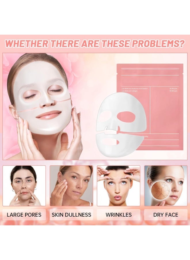 Collagen قناع بيو كولاجين العميق – ترطيب مكثف، شد وإصلاح البشرة، قناع وجه لوجه مشرق وممتلئ - Image 2