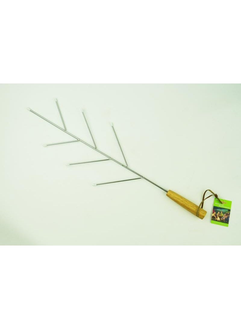 Joyous Branch Skewer with Wooden Handle Silver and Brown 50cm 33065 - Image 2