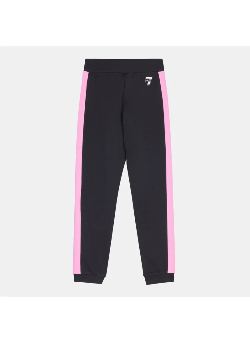 EA7 Emporio Armani Kids' ColourBlock Logo Sweatpants