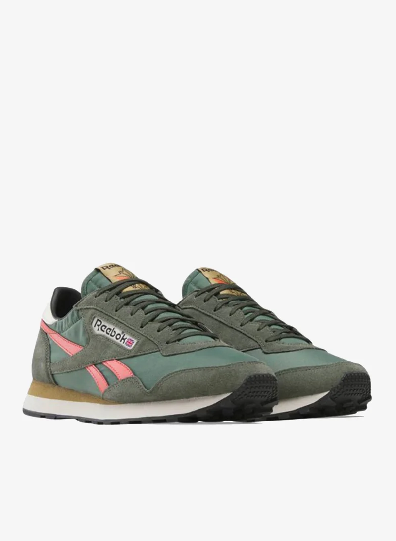 Reebok Grit Green/Semi Orange Flare/Alabaster Reebok Aztec II Unisex Shoes  | Best Price UAE