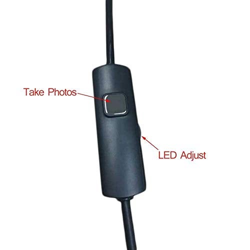 MatLogix 2 m Waterproof Endoscope Mini HD Camera Snake Tube 7 mm Lens USB Inspection LED Borescope for Android Phone PC (Wire Length- 2 Meters, Lens Size- 7mm) - Image 2