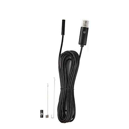 MatLogix 2 m Waterproof Endoscope Mini HD Camera Snake Tube 7 mm Lens USB Inspection LED Borescope for Android Phone PC (Wire Length- 2 Meters, Lens Size- 7mm) - Image 1
