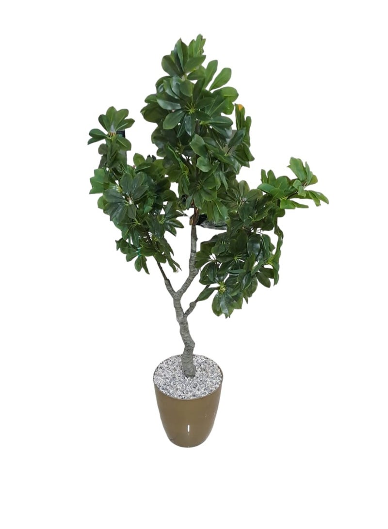 AL KHALDIYA Artificial decorative plant tree with pot, 120 cm  - Image 1