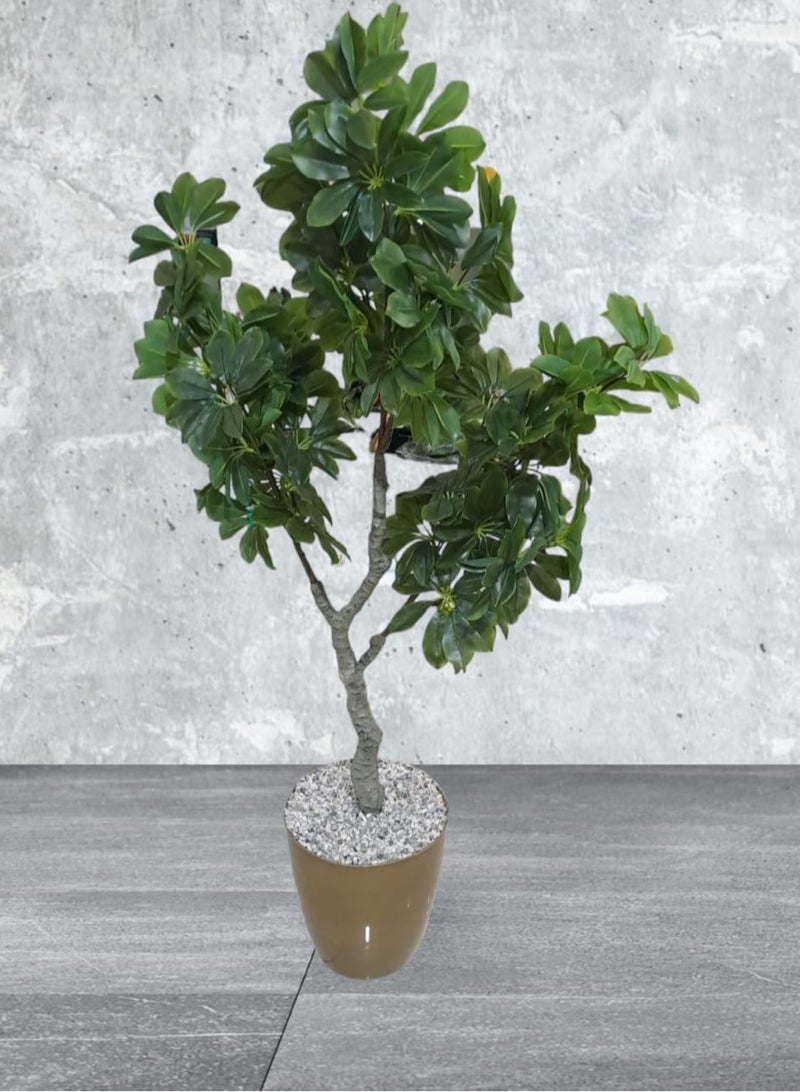 AL KHALDIYA Artificial decorative plant tree with pot, 120 cm  - Image 2