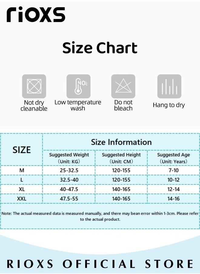 RIOXS Boys Two Piece Rash Guard Short Sleeve Swimsuit Kid Water Sport Swimwear Sun Protection Bathing Suits With Shorts  - Image 4