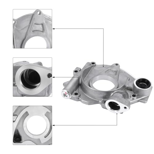 AULINK 12577097 K322 Oil Pump (2.8L 2.9L 3.5L 3.7L 4.2L) 2002-2012 For Buick Rainier,Chevy Colorado Trailblazer,GMC Canyon Envoy,Hummer H3,Isuzu Ascender i-280 i-290 i-350 i-370,Oldsmobile Saab - Image 2