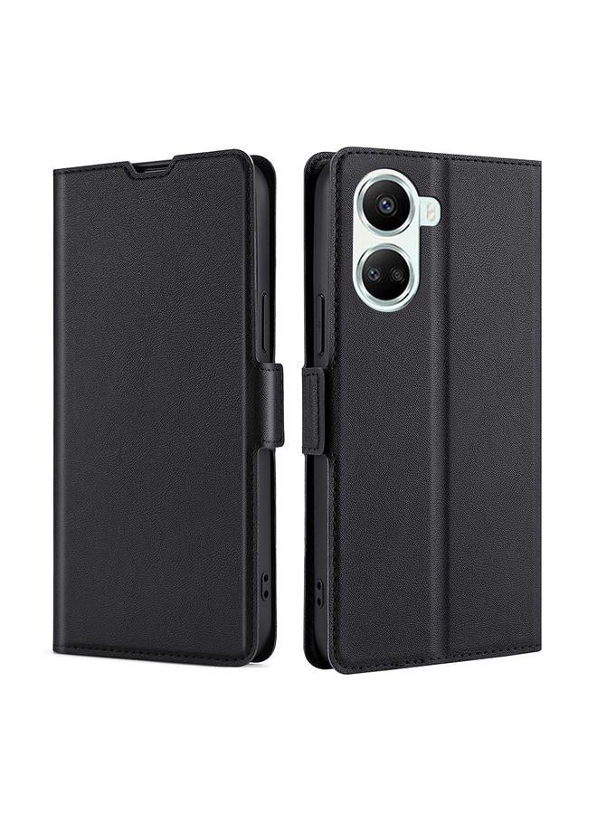 The Bros Phone Case For Huawei nova 10 SE Ultra-thin Voltage Side Buckle Horizontal Flip Leather Phone Phone Case - Image 1