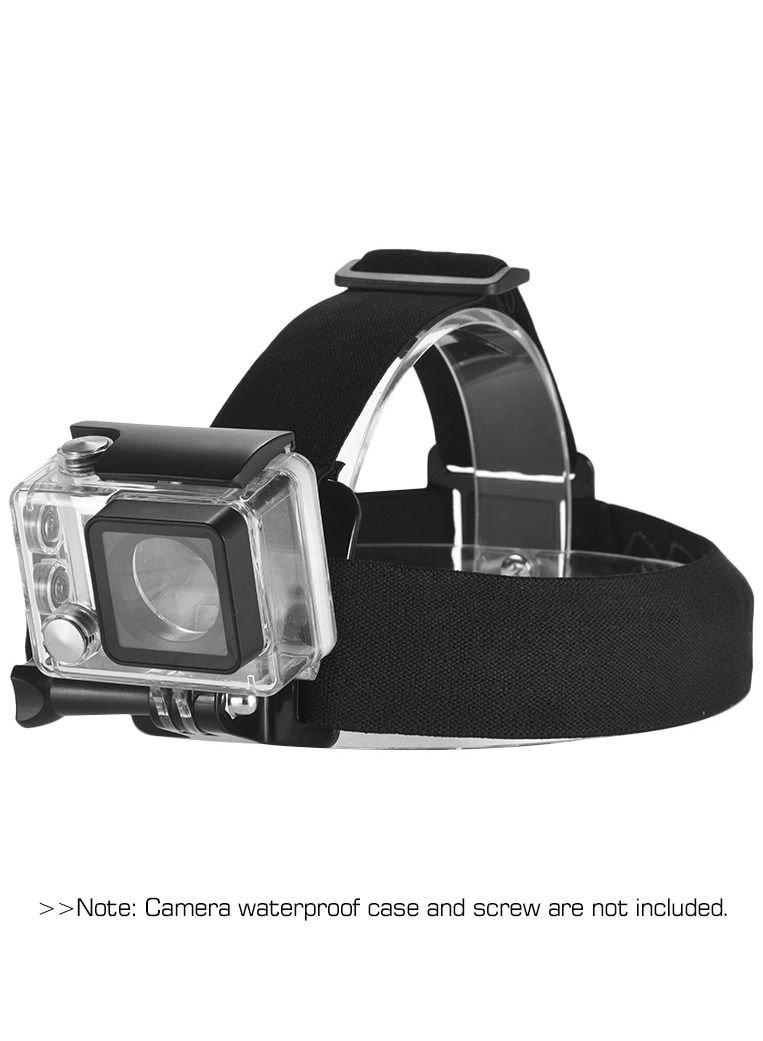 Adjustable Anti-Slip Action Camera Head Strap Headband Mount  - Image 2